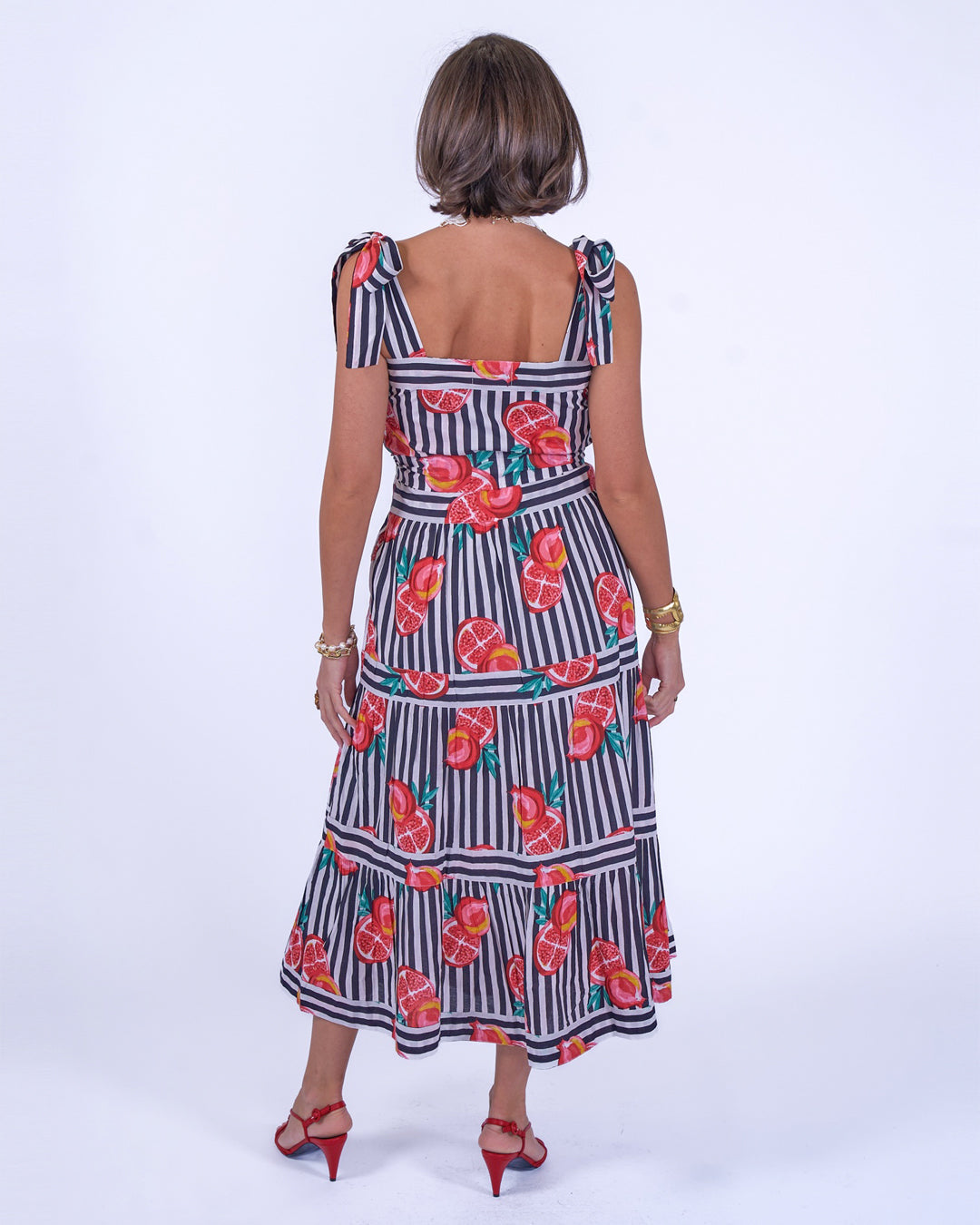 New Day Originals Shelly Dress - Pomegranate Stripe