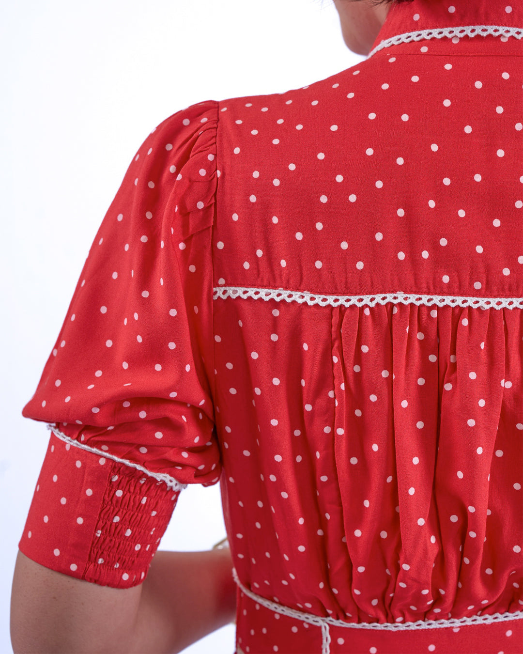 New Day Originals Sydney Dress - Red Polka Dot