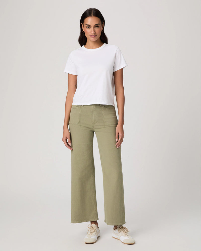 Paige Anessa Trousers - Vintage Oak Moss