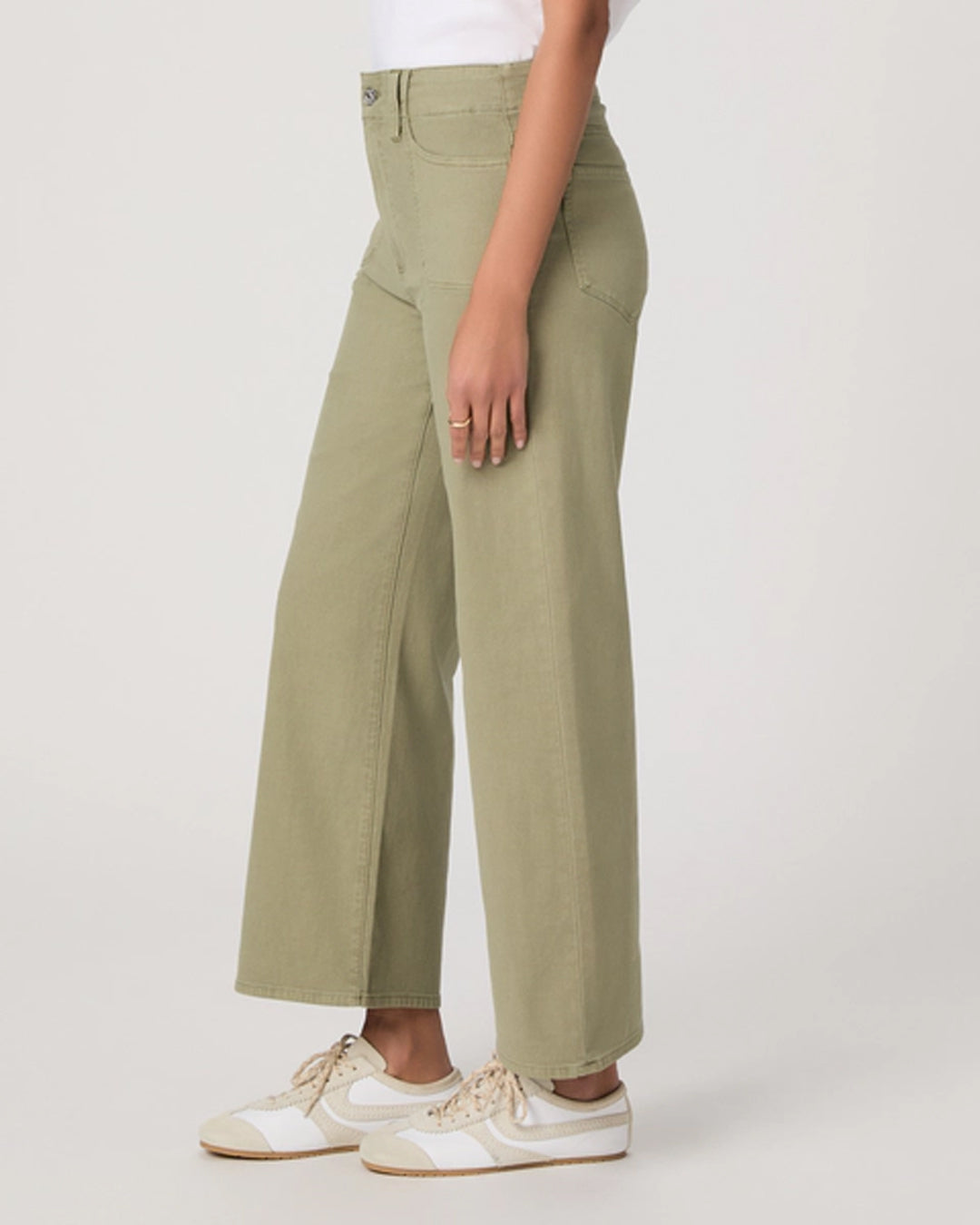 Paige Anessa Trousers - Vintage Oak Moss