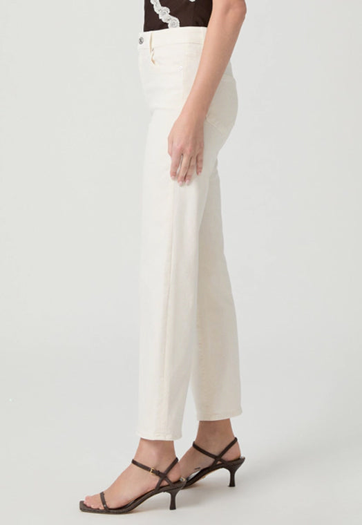 Paige Stevie Ankle Jeans - Cream Cloud
