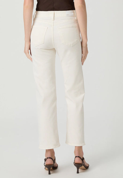 Paige Stevie Ankle Jeans - Cream Cloud
