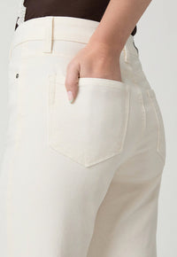 Paige Stevie Ankle Jeans - Cream Cloud