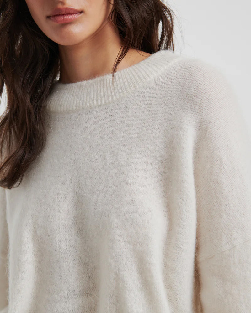 Second Female Bruuk O-Neck Jumper - Cream