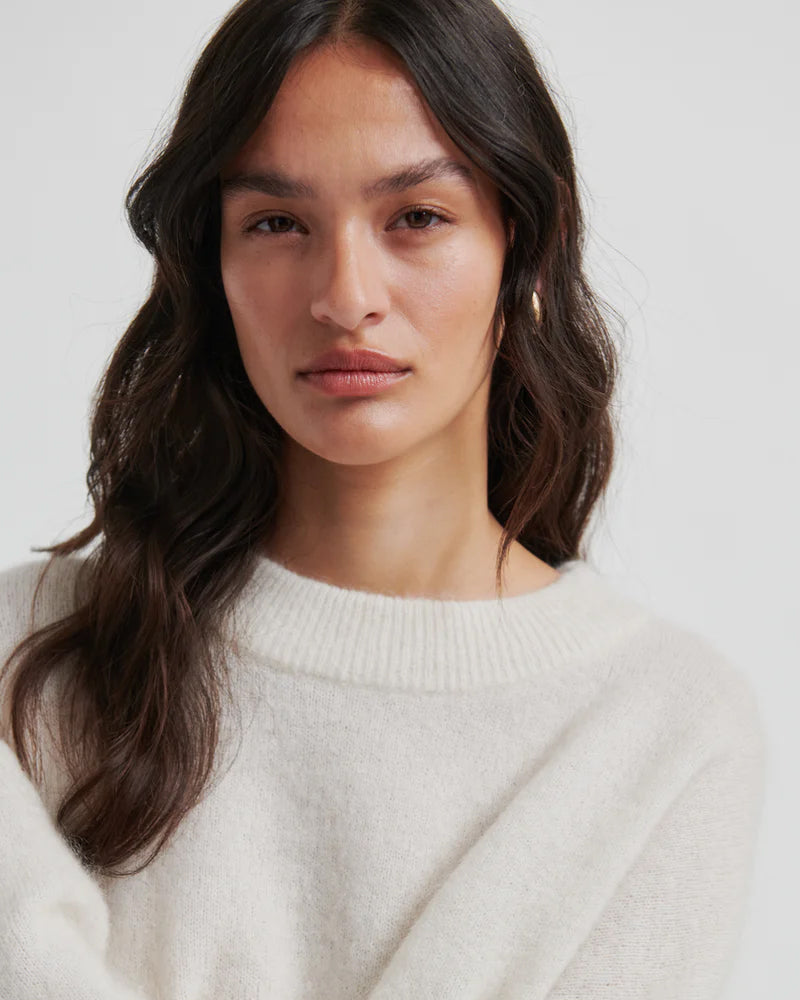 Second Female Bruuk O-Neck Jumper - Cream