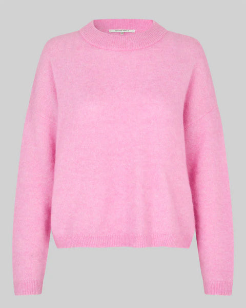 Second Female Bruuk Knit O-Neck - Lilac Chiffon