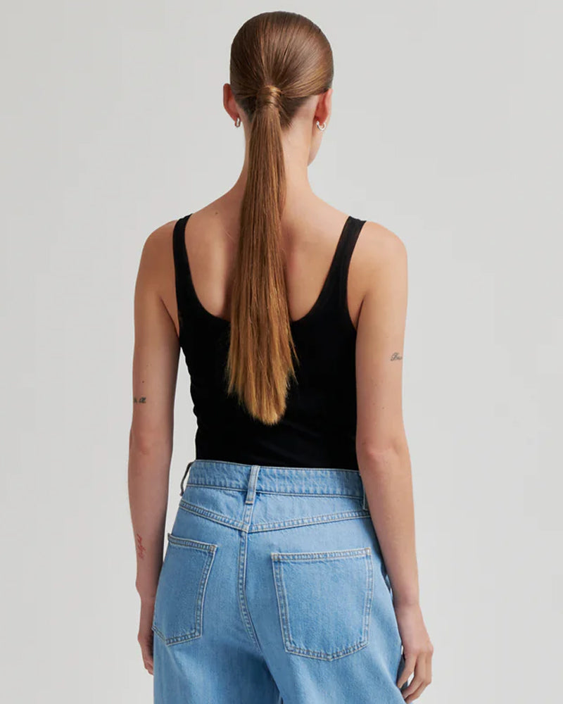 Second Female Emilia Tank Top - Black