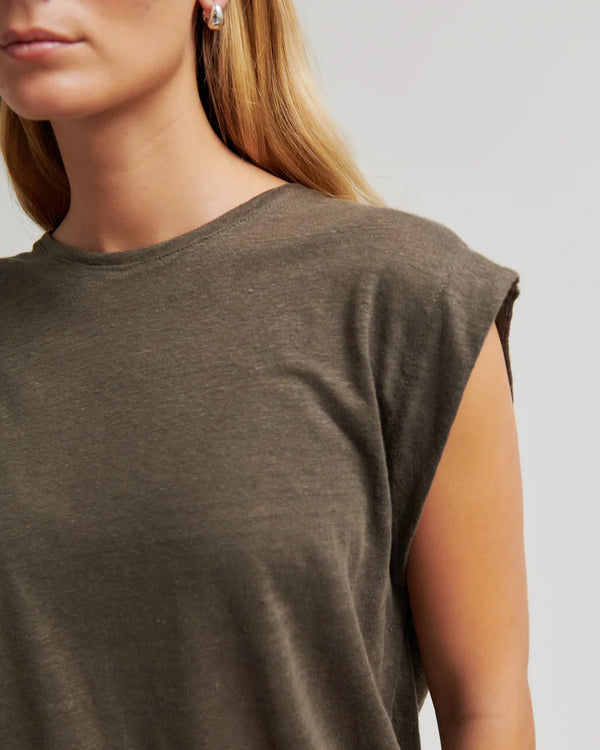 Second Female Peony Top - Khaki