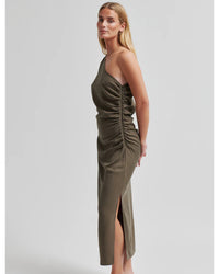 Second Female Refined Dress - Khaki