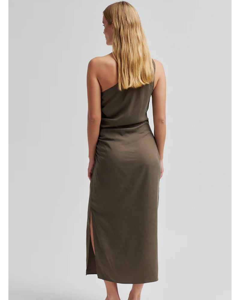 Second Female Refined Dress - Khaki