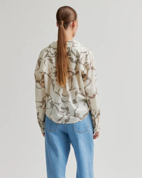 Second Female Soil Twist Blouse - Eggnog