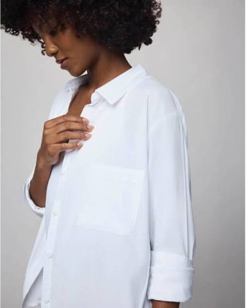 Splendid Reese Button Down Shirt - White