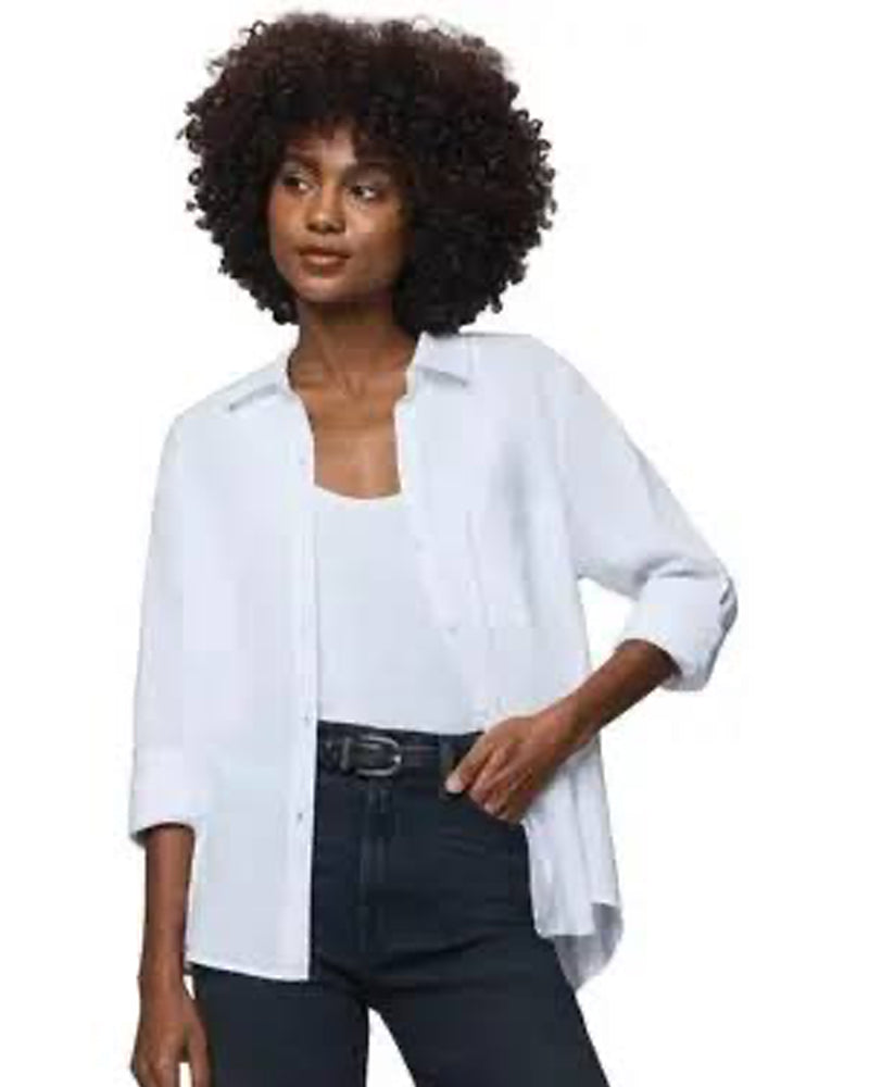 Splendid Reese Button Down Shirt - White