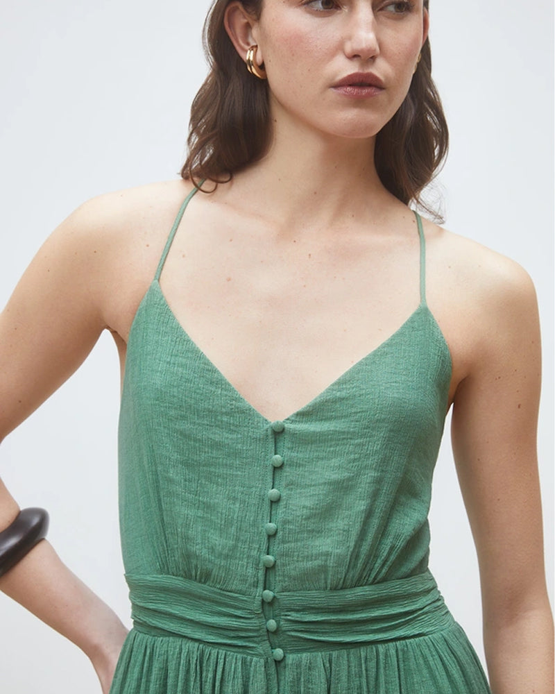 Suncoo Crest Dress - Green