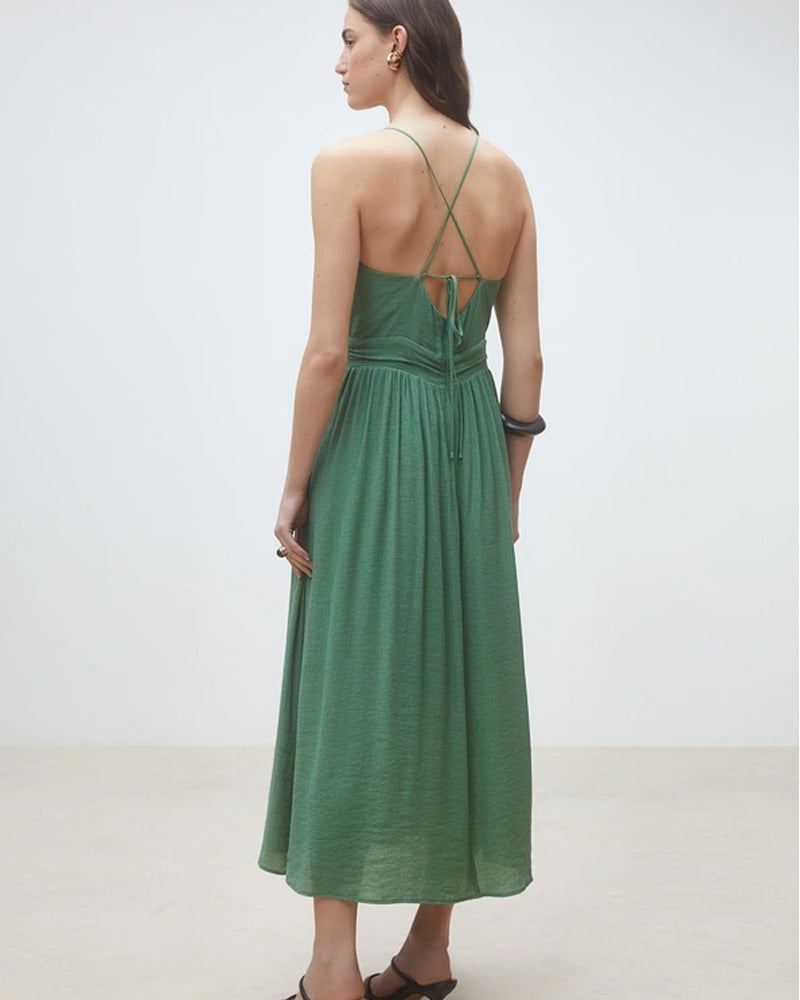 Suncoo Crest Dress - Green
