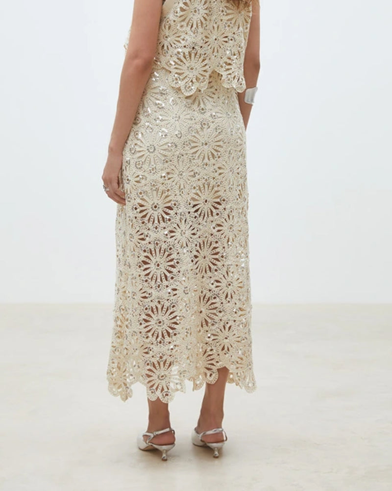 Suncoo Fanny Skirt - Beige