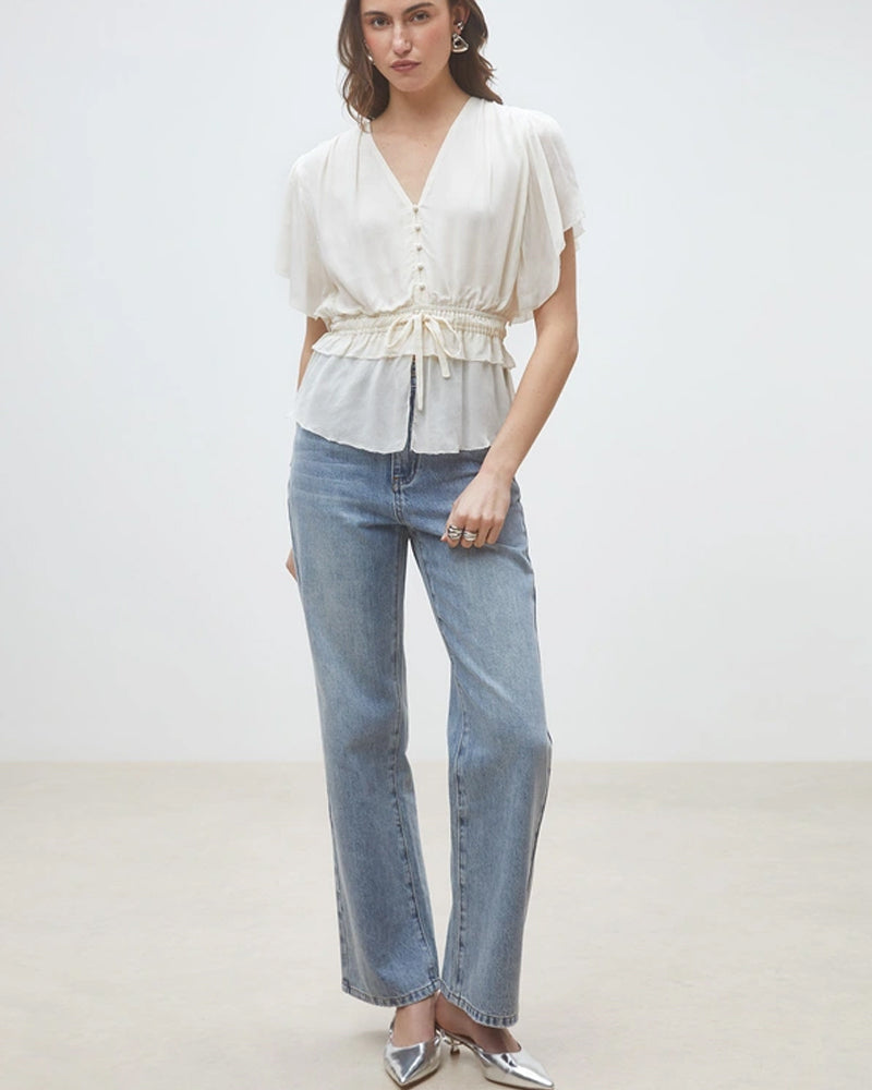 Suncoo Lalie Blouse - Cream