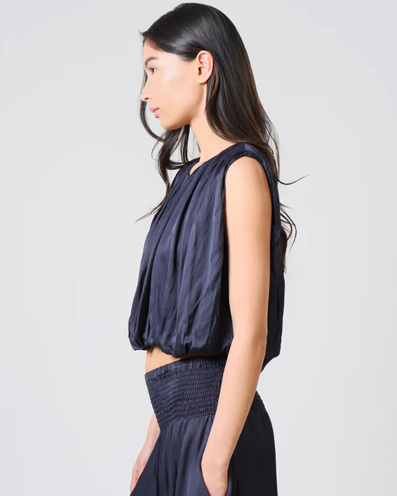 Traffic People Falls Top - Navy