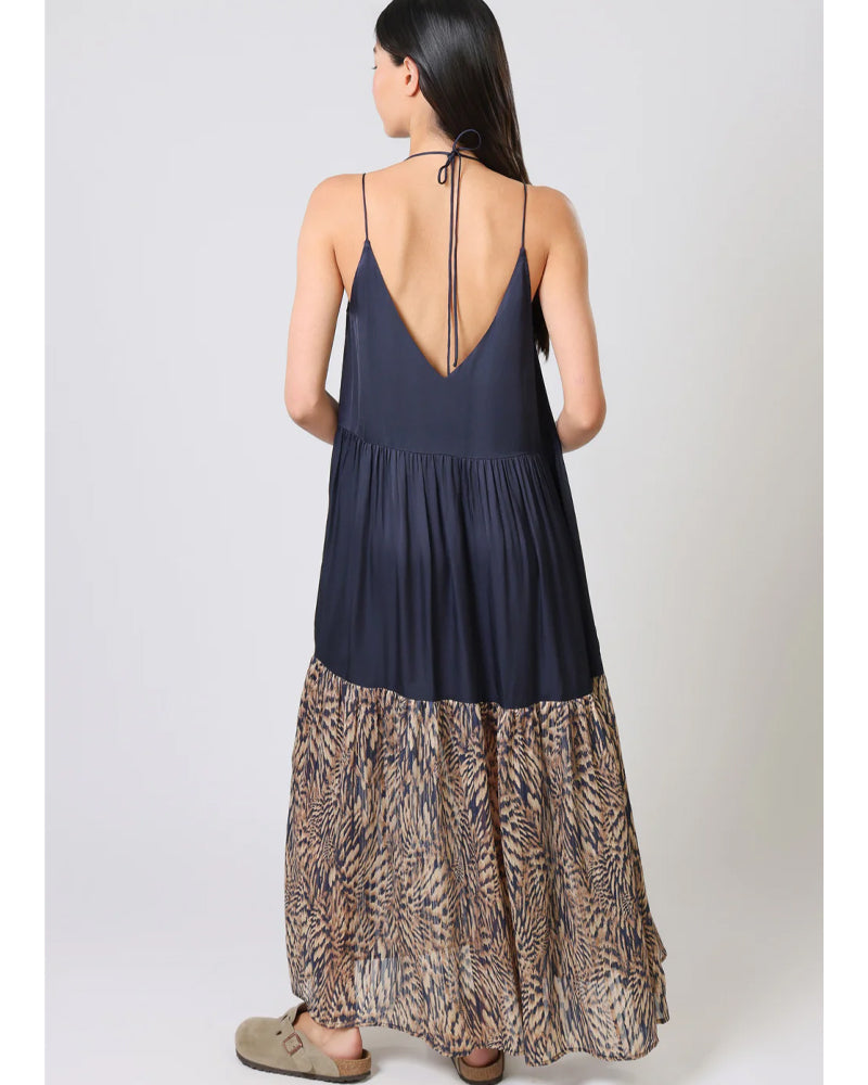 Traffic People Ithaca Dress - Navy