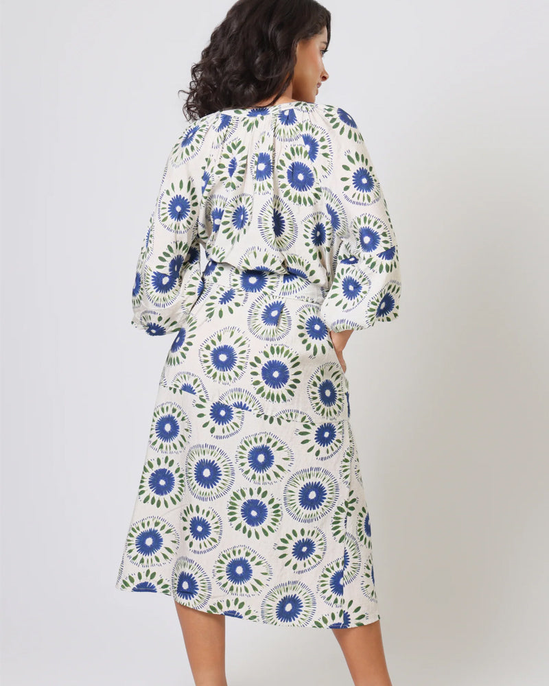 Traffic People Glee Dress - Blue/Green