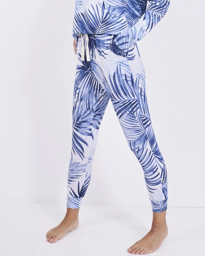 Stripe and Stare Lounge Pants - Island Storm