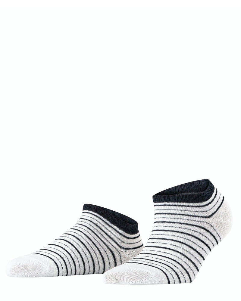 Falke Stripe Shimmer Socks - White