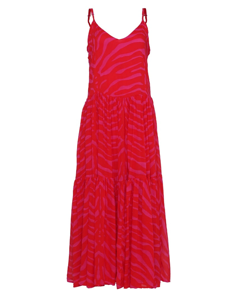 Poppyfield Dina Dress - Safari Pink